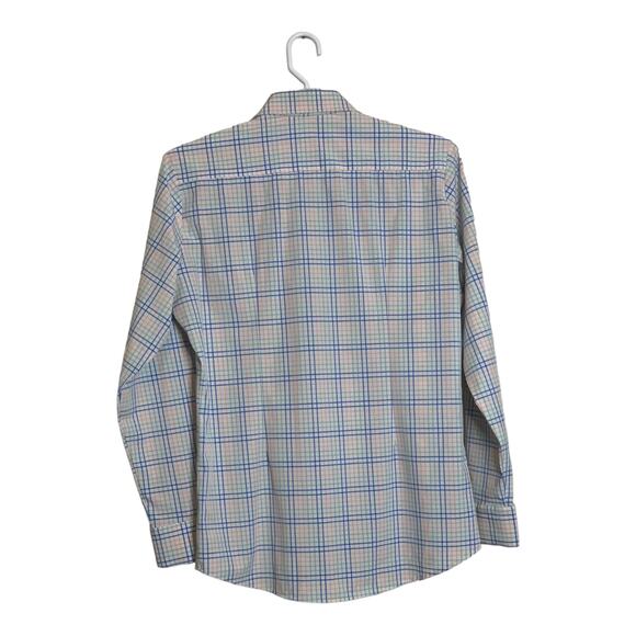 Mizzen+Main plaid button long sleeves large trim fit shirt size XL - Picture 2 of 9